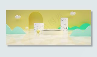 简约时尚夏季上新电商banner