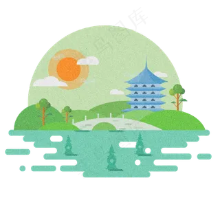 美丽的山水风景