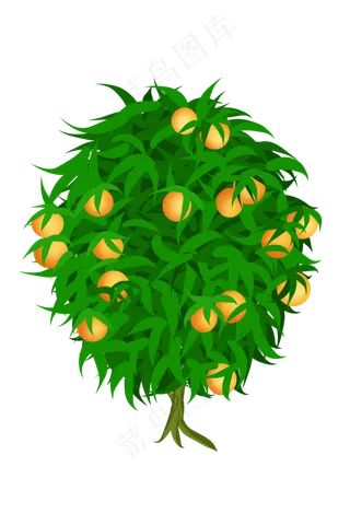 一颗水果树木