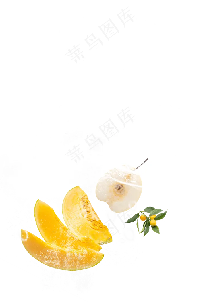 梨子甜瓜,免抠元素(2000X3000(DPI:300))psd模版下载