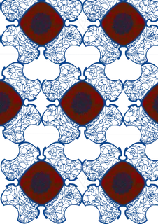 中式古典青花瓷纹饰