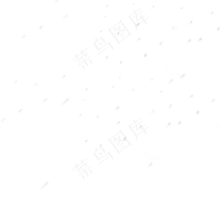 唯美雪花,免抠元素