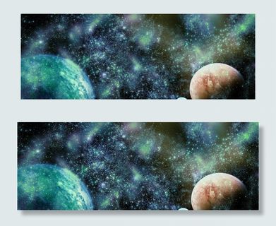 梦幻星空闪耀宇宙蓝