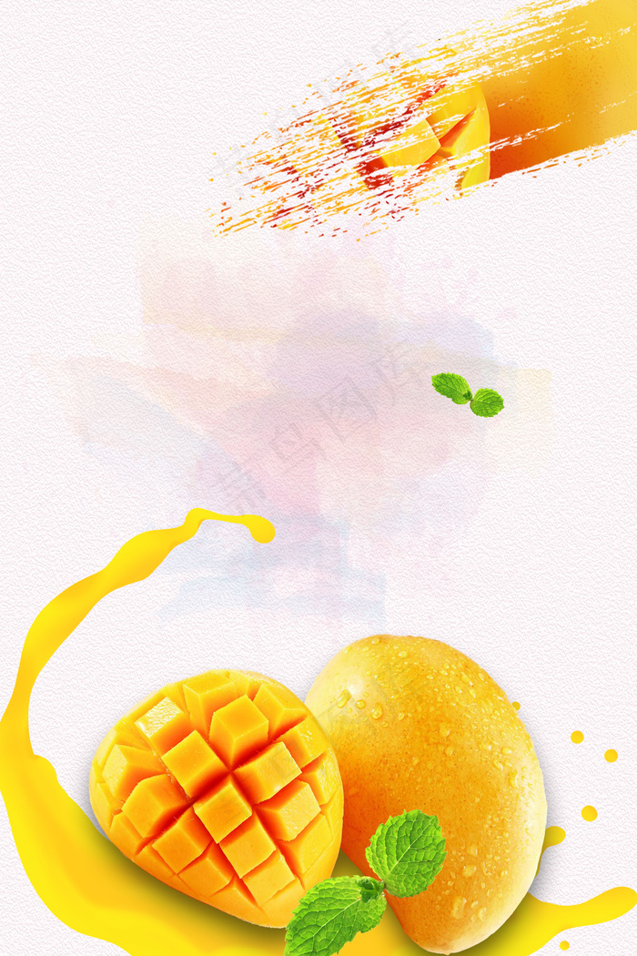 水果芒果背景素材