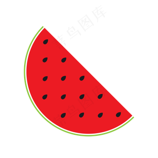夏至夏天西瓜,免抠元素