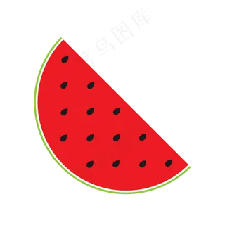 夏至夏天西瓜,免抠元素