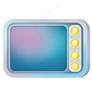 蓝色灯光立体文本框