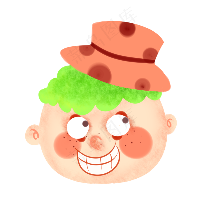 愚人节开心的小丑,免抠元素