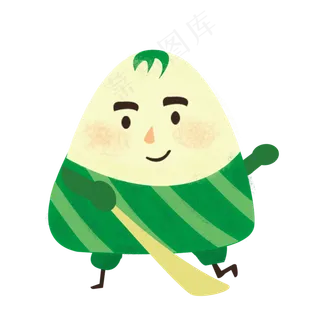 卡通粽子形象设计素材