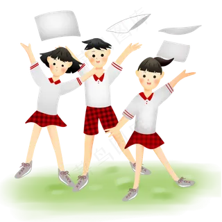 高考结束扔掉试卷的高中毕业生