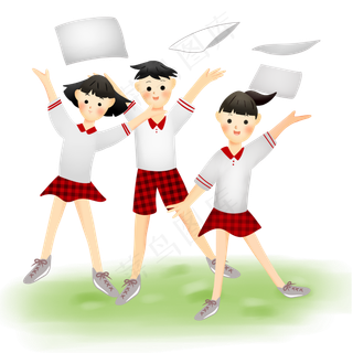 高考结束扔掉试卷的高中毕业生