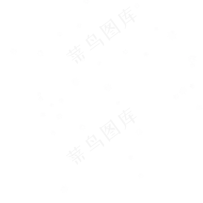 白色雪花,免抠元素(2000*2000px 300 dpi )psd模版下载