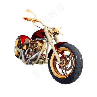 仿真男士摩托png图