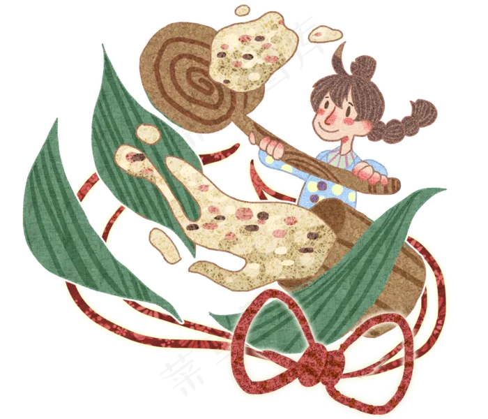 端午节制作美味粽子(3500X3000(DPI:300))psd模版下载