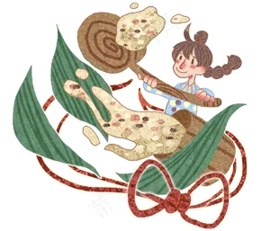 端午节制作美味粽子