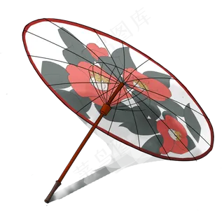 古典油纸伞水墨中国风PNG,免抠元素