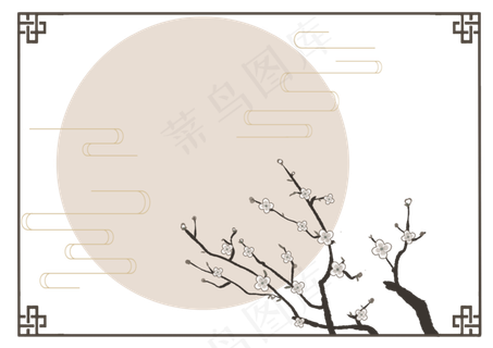 古典花纹国潮韩系