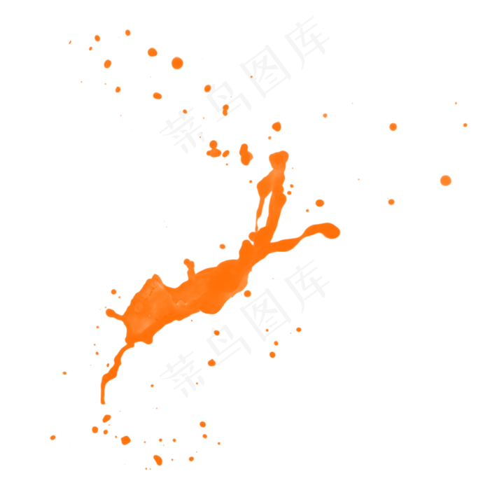 果汁橙汁飞溅,免抠元素(2000X2000(DPI:300))psd模版下载