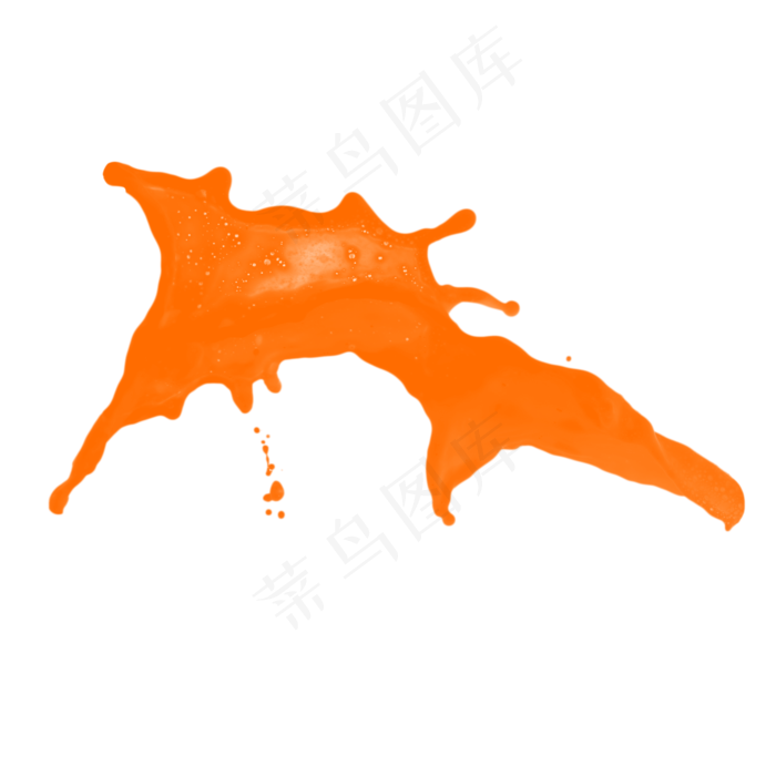 果汁橙汁飞溅,免抠元素