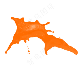 果汁橙汁飞溅,免抠元素