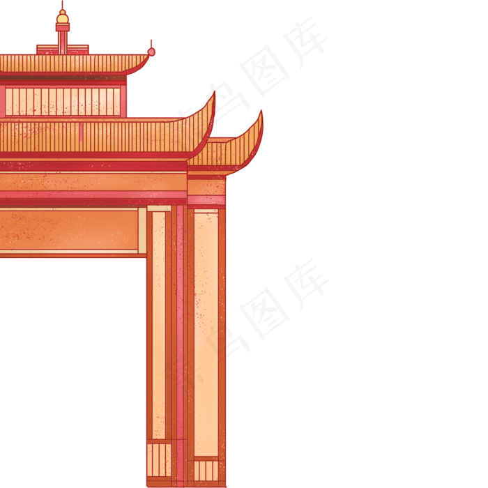 古典建筑(2000X2000(DPI:300))psd模版下载