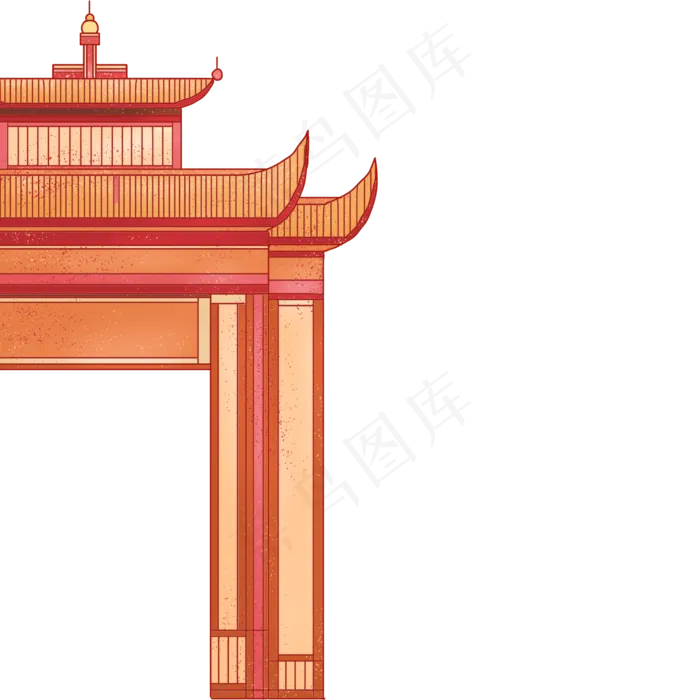 古典建筑(2000X2000(DPI:300))psd模版下载