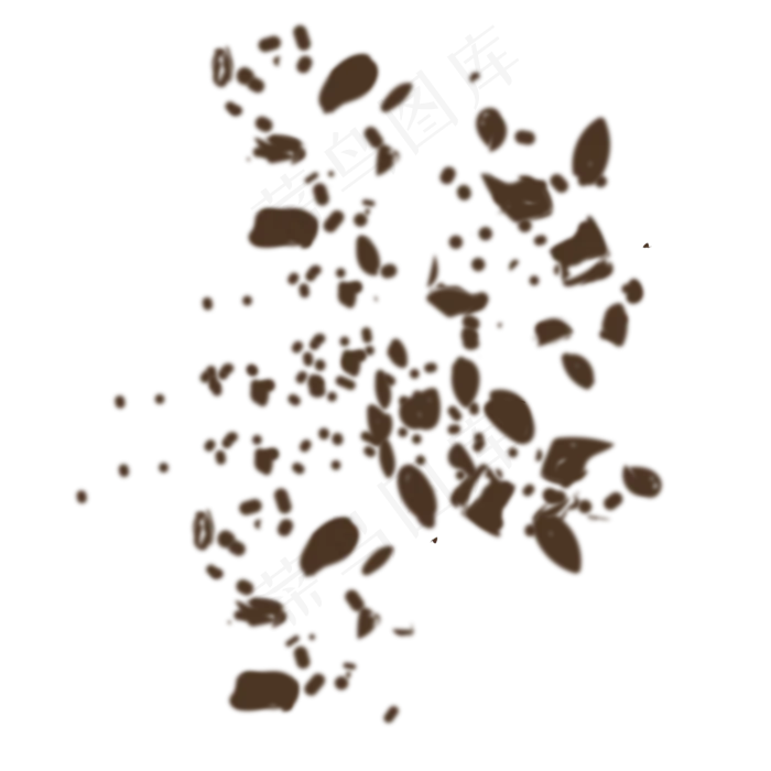 泥土渣渣,免抠元素(4167*4167px 300 dpi )ai矢量模版下载