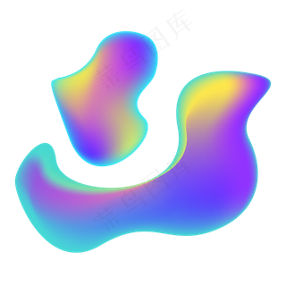 618彩色流体渐变618炫彩流