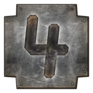 原创商用元素颓废金属倒计时数字,免抠元素