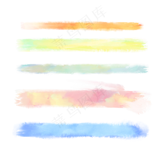 梦幻水彩笔触笔刷