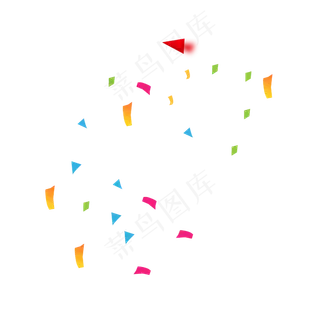 漂浮几何装饰元素,免抠元素