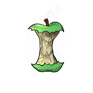 水果类装饰图案剩苹果