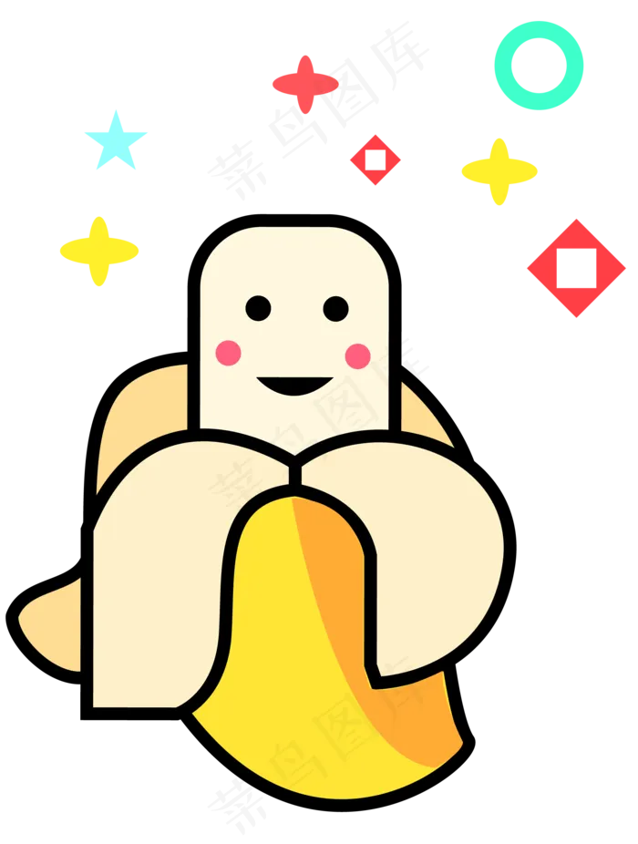 香蕉mbe风格(2000*2646px 300 dpi )ai矢量模版下载