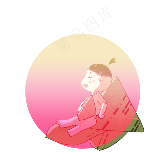 小孩粽子