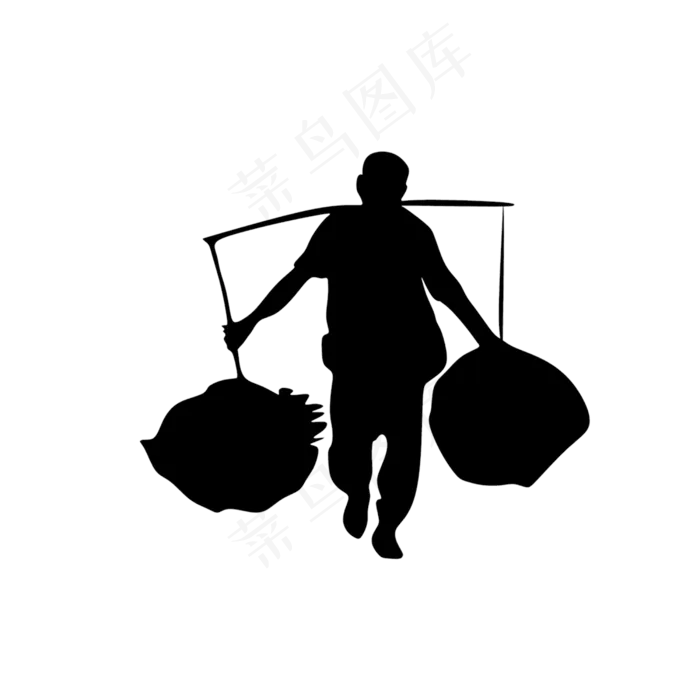 五一劳动节工作中的人剪影(2500X2500(DPI:299))psd模版下载