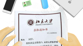 高考成功录取通知