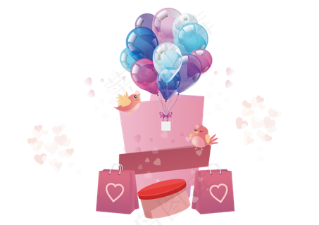 粉色气球商业 粉色气球商业