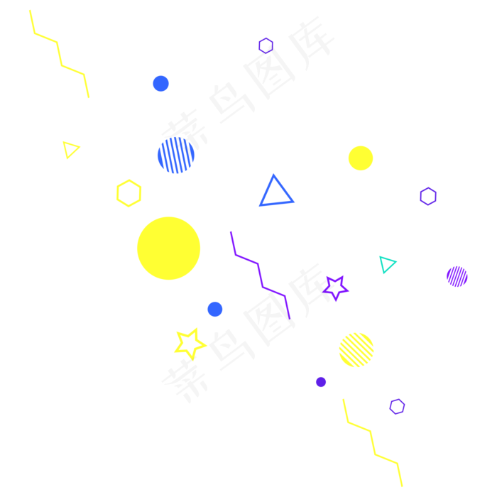 卡通矢量促销漂浮氛围电商