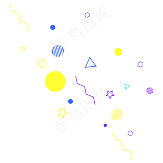 卡通矢量促销漂浮氛围电商