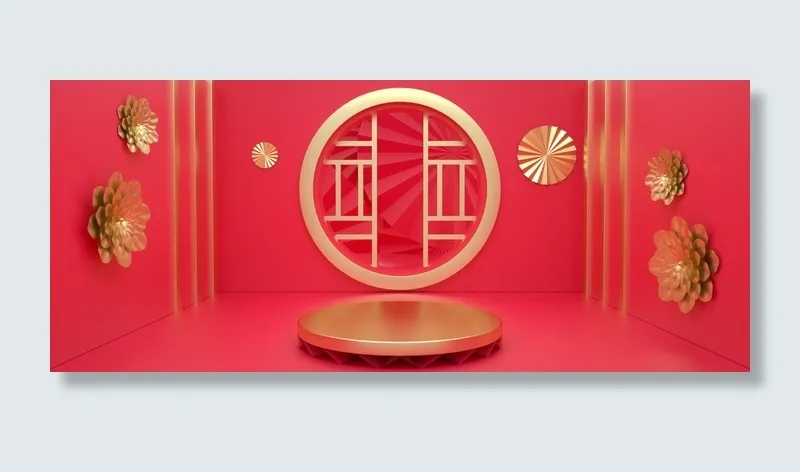 C4D年货节创意展台
