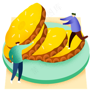 夏季水果菠萝片