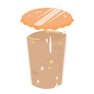 手绘柠檬饮料橙汁