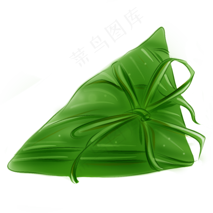 端午食物绿色粽子