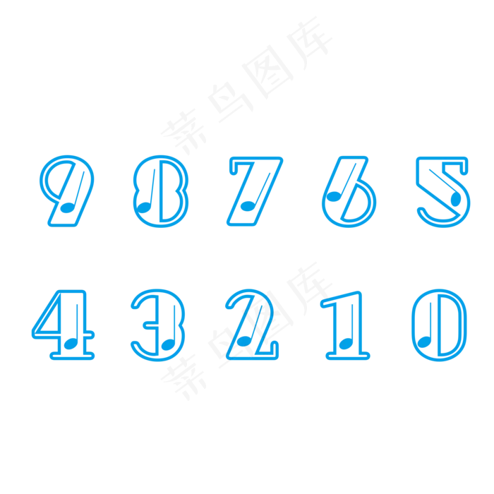 原创数字合集艺术字(2000X2000(DPI:300))psd模版下载