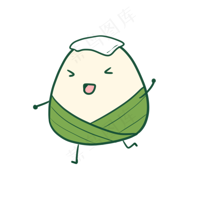 准备下水的小粽子