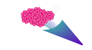 ai矢量花束图案