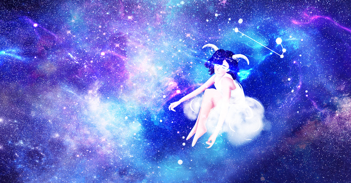 唯美梦想光芒夜空星座(1920*1000px 	      )psd模版下载