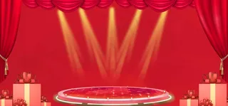 感恩节礼物文艺小清新红色banner