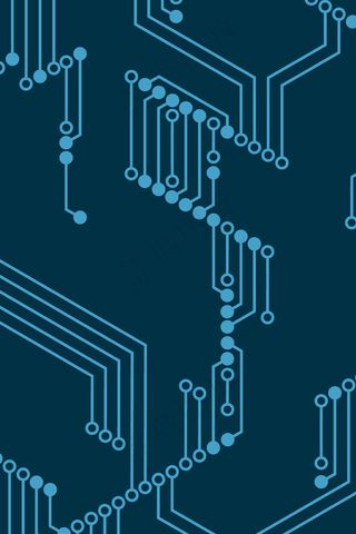 炫酷科技几何点线矢量广告