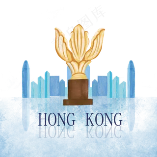 旅游香港地标建筑,免抠元素